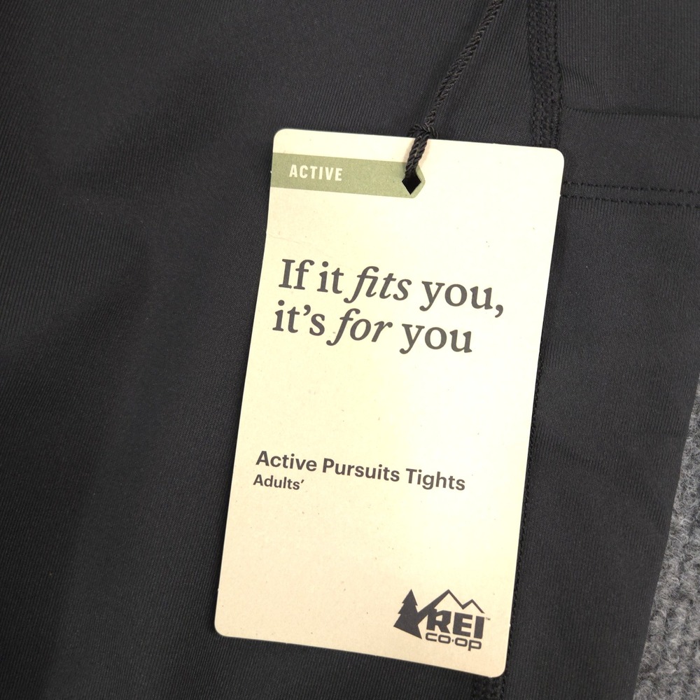 REI Active Pursuits Tights Unisex Small Black Pockets Performance 27" Inseam NEW - Picture 13 of 14